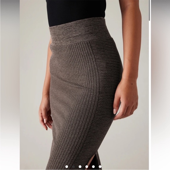 ATHLETA | grey luxe seamless skirt sz large - Picture 2 of 12
